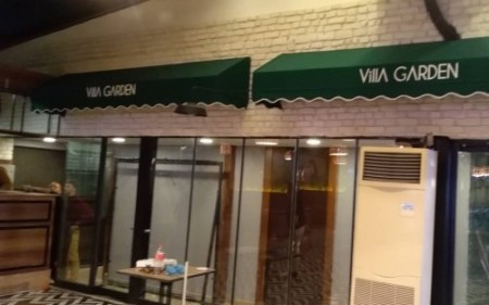 Cafe içi iç mekan sabit tente imalatı